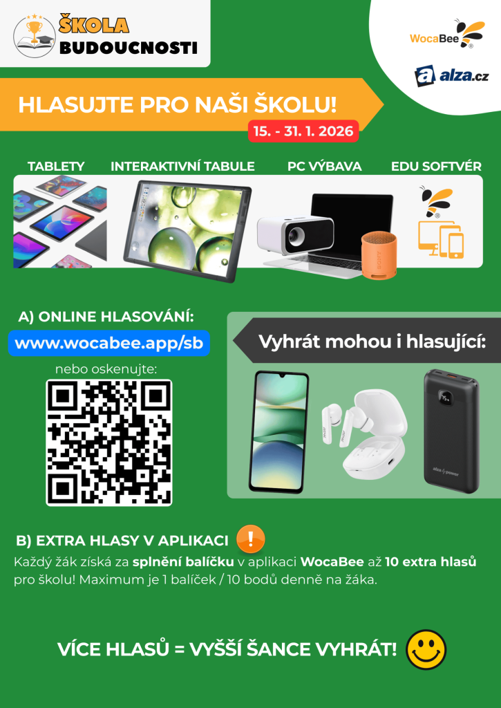 Hlasujte pro naši školu